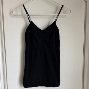 Theory Black Spaghetti-Strap V-Neck Camisole